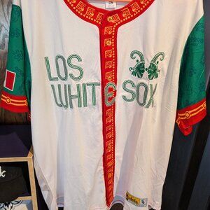Chicago Los White Sox Modelo Cerveza Mexican Heritage Jersey Aztec Mexico XL MLB